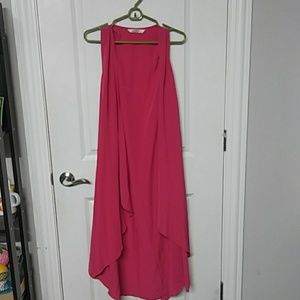 Pink-long vest from Turkey